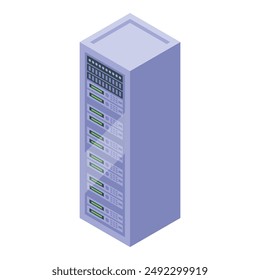 Mainframe server unit is hosting cloud computing services