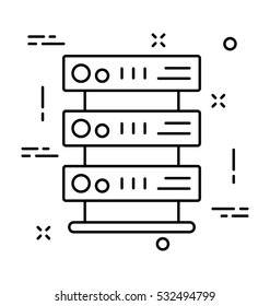 Mainframe Vector Icon