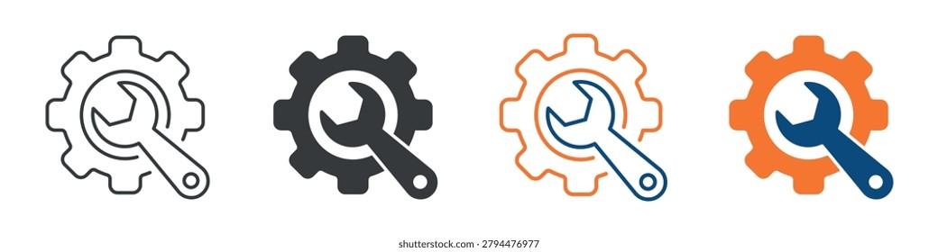 Maintain Icon Set Multiple Style Collection