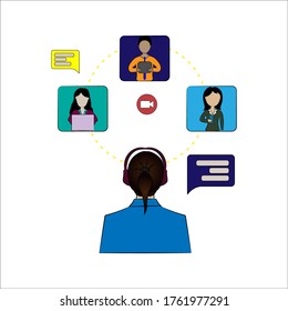 Maintain spacing to avoid touching
Use social media to work.