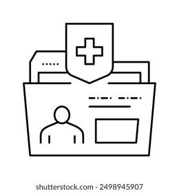 maintaining health line icon vector. maintaining health sign. isolated contour symbol black illustration