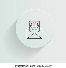 Maintains Data Integrity Icon Vector Design