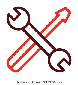 Maintenace Vector Thick Line Two Color Icons For Personal And Commercial Use.
