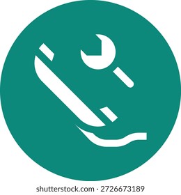 Maintenance Cal Vector Icon Design Illustration
