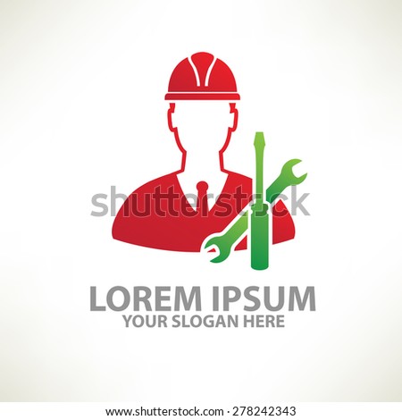 Maintenance design,logo template,colour concept design,clean vector