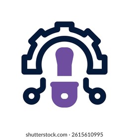 maintenance dual tone icon. Sleek and modern vector icon for websites, mobile apps, marketing materials, and corporate design. Fully scalable and ready to use.