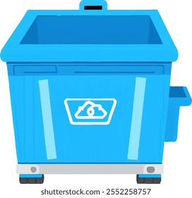 Lixeira de resíduos de manutenção