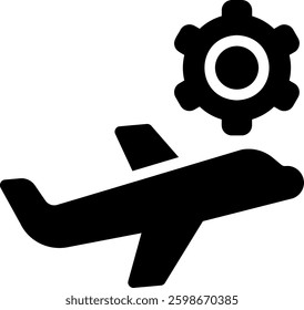 maintenance glyph icon illustration vector