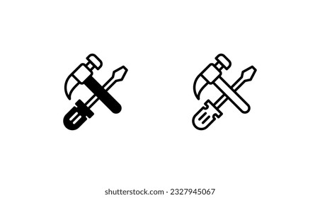 Maintenance icon design with white background stock illustration