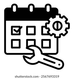Maintenance Icon Element For Design