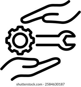 Maintenance Icon Element For Design