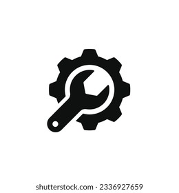 Maintenance icon isolated on white background