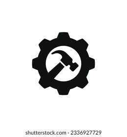 Maintenance icon isolated on white background