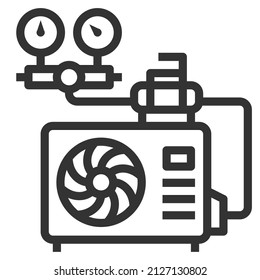 Maintenance Icon Line Vector Illustration