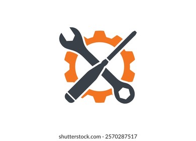 Maintenance icon, Mechanic Repair Service Logo design