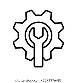 Maintenance icon. sign for mobile concept and web design. vector illustration on white background