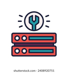 maintenance icon. vector filled color icon for your website, mobile, presentation, and logo design.
