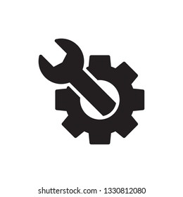 maintenance icon vector glyph style