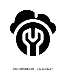 maintenance icon. vector glyph icon for your website, mobile, presentation, and logo design.