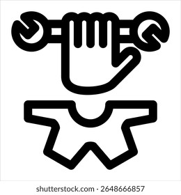 maintenance icon vector illustration on white background