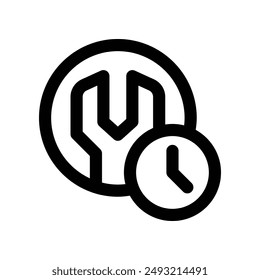 maintenance icon. vector line icon for your website, mobile, presentation, and logo design.