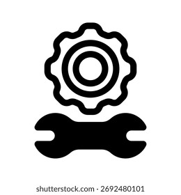 Maintenance Icon Vector Symbol Design Illustration
