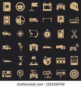 Maintenance icons set. Simple style of 36 maintenance vector icons for web for any design