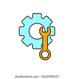 maintenance icons  symbol vector elements for infographic web