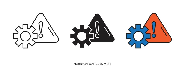 Maintenance indicates a system undergoing scheduled upkeep or repairs, temporarily affecting availability.