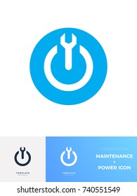 Maintenance Power logo with combination description