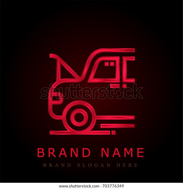 Maintenance red chromium\
metallic logo