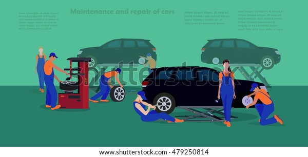 Maintenance and repair\
cars
