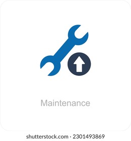 Maintenance and repair icon concept