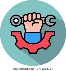 Maintenance And Repair Icon isometric Vector Illustration