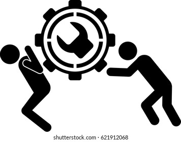 Maintenance and repair services icon