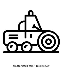 Instandhaltungsfahrbahn-Rollsymbol. Leitbild der Vektorillustration von Straßenrollen für Webdesign einzeln auf weißem Hintergrund