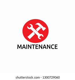 Maintenance service logo design