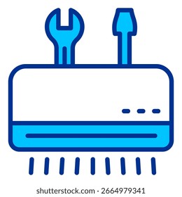 Concepto simple de la Ilustración vectorial del icono del mantenimiento
