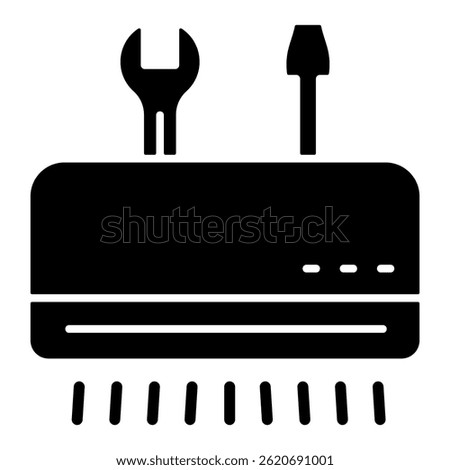 Maintenance Simple Icon Vector Illustration Concept