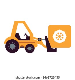 maintenance support technology web gears engineer support cartoon vector illustration graphic design