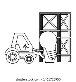 maintenance support technology web idea constructiion cartoon vector illustration graphic design