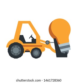 maintenance support technology web idea constructiion cartoon vector illustration graphic design