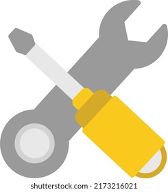 Diseño de iconos planos del vector de mantenimiento