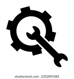 Maintenance Vector Glyph Icon For Personal And Commercial Use.
