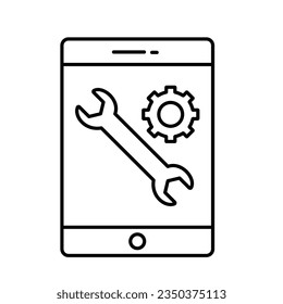 Maintenance Vector icon which can easily modify or edit  

