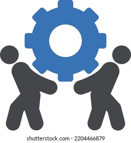maintenance Vector illustration on a transparent background. Premium quality symmbols. Glyphs vector icons for concept and graphic design.