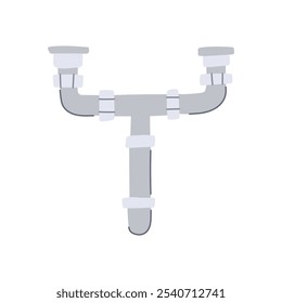 maintenance waste drain trap cartoon. cleaning fixture, basin sink, bathroom kitchen maintenance waste drain trap sign. isolated symbol vector illustration