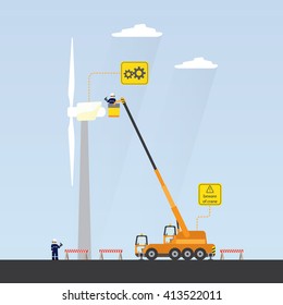 maintenance wind turbine