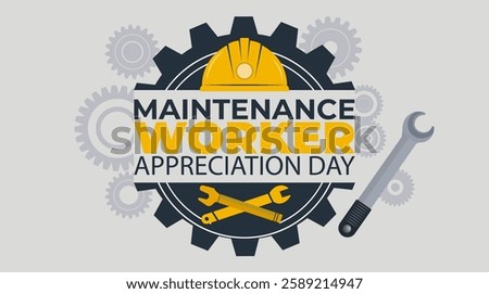 Maintenance Worker Appreciation Day Banner, Honoring Essential Workers