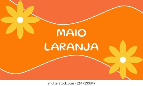 Maio laranja is suitable for backgrounds, banners, social media templates, explain and others